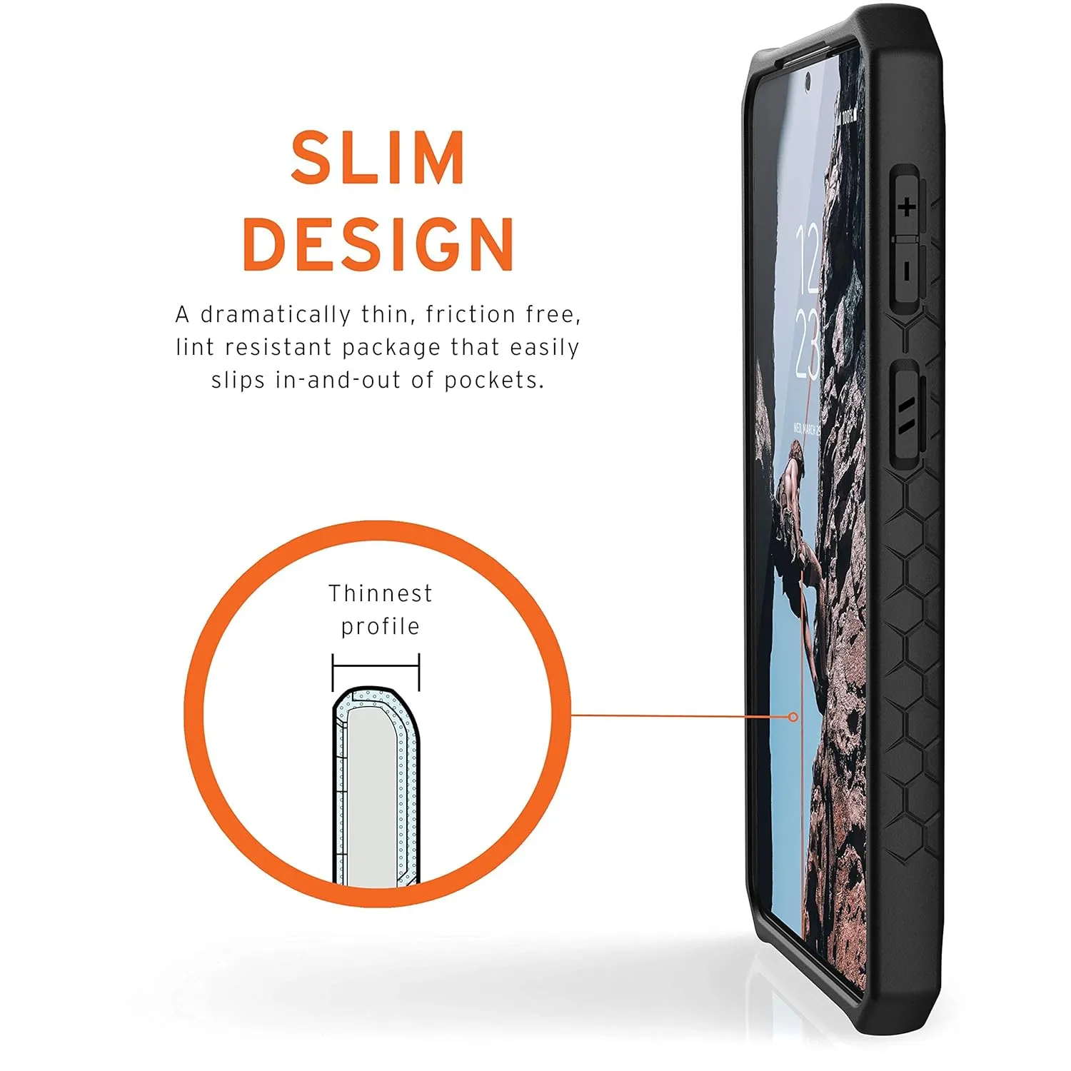 URBAN ARMOR GEAR UAG Designed for Samsung Galaxy S21 Plus Case Blue Mallard Rugged Lightweight Slim Shockproof Premium Monarch Protective Cover, [6.7 inch Screen]