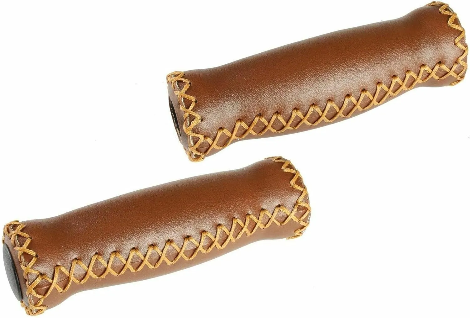 VELO Vinyl Leather Grips - Brown, for 7/8" Handle Bars of Beach Cruiser Bikes