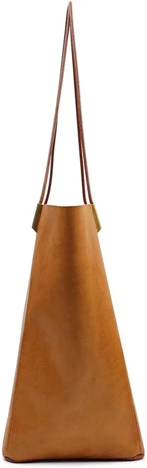 Vintage Handmade Women's Soft Full Leather Tote Bags Large Capacity Top Handle Satchel Handbags for Women