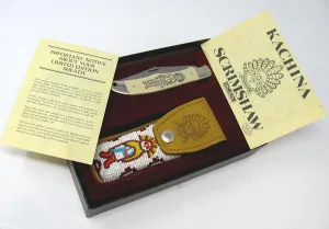 Vintage Schrade Knives Kachina First release of Indian series produced in the USA in 1983