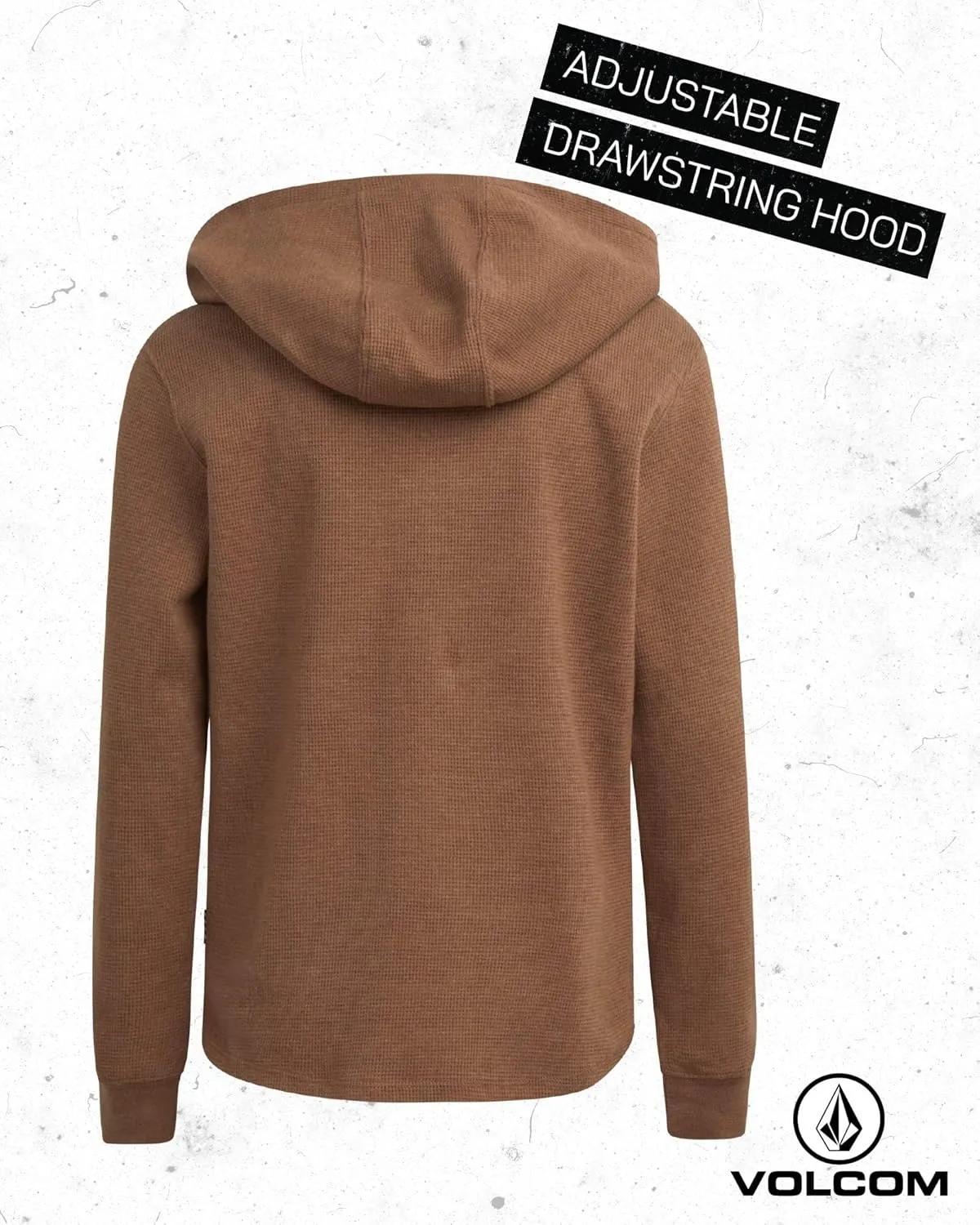 Volcom Boys Hoodie Tee - Stone Dyed Striped and Henley Hooded Long Sleeve Shirts - Comfortable Casual Hoodies for Boys (8-16)