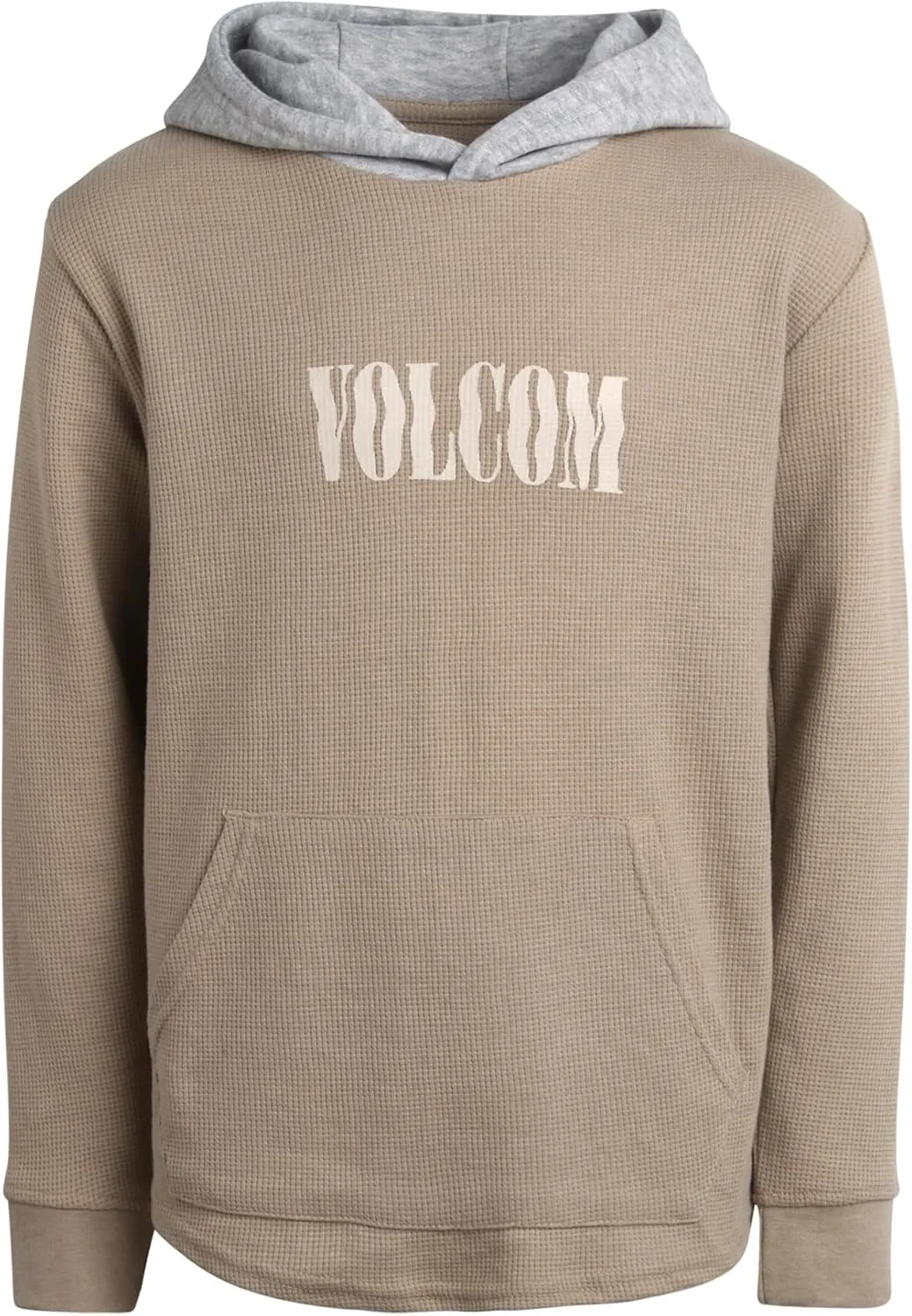 Volcom Boys Hoodie Tee - Stone Dyed Striped and Henley Hooded Long Sleeve Shirts - Comfortable Casual Hoodies for Boys (8-16)