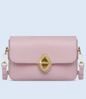 WB2695-PINK-Women Boxy Bag