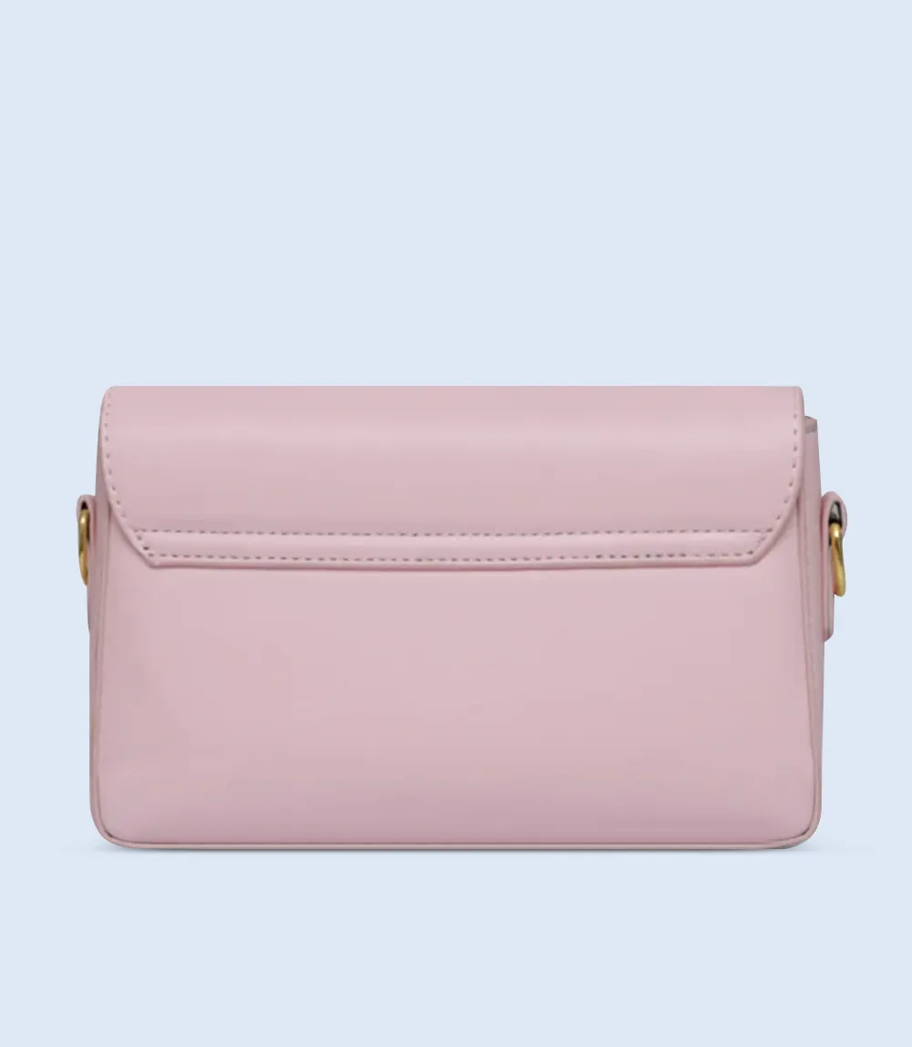 WB2695-PINK-Women Boxy Bag