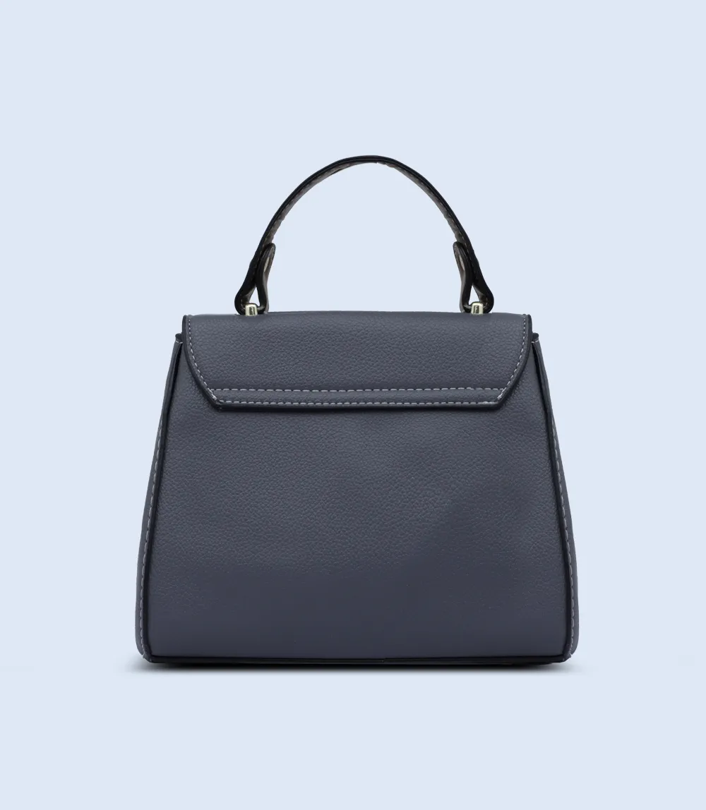 WB2754-Grey-Women Boxy Bag