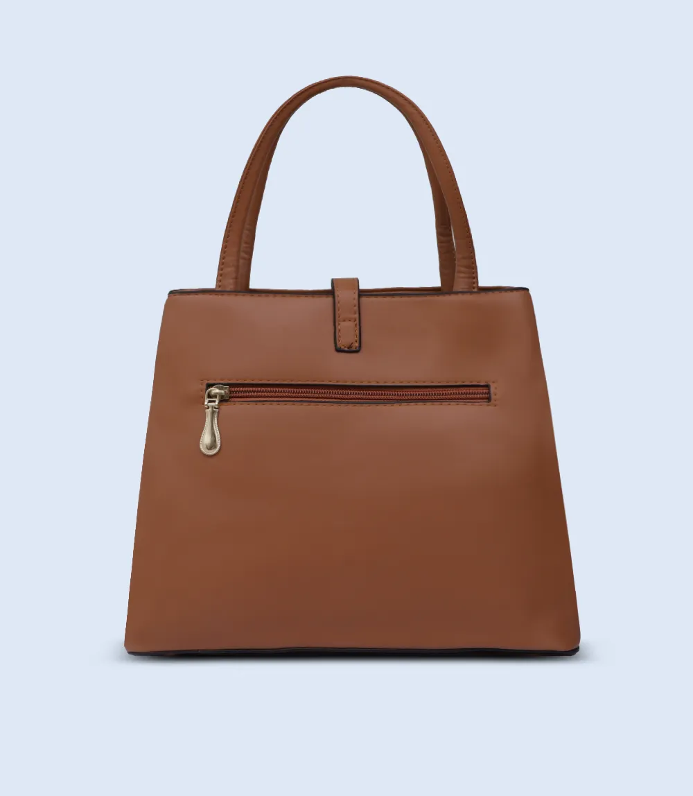 WB2779-TAN-Women Shoulder Bag