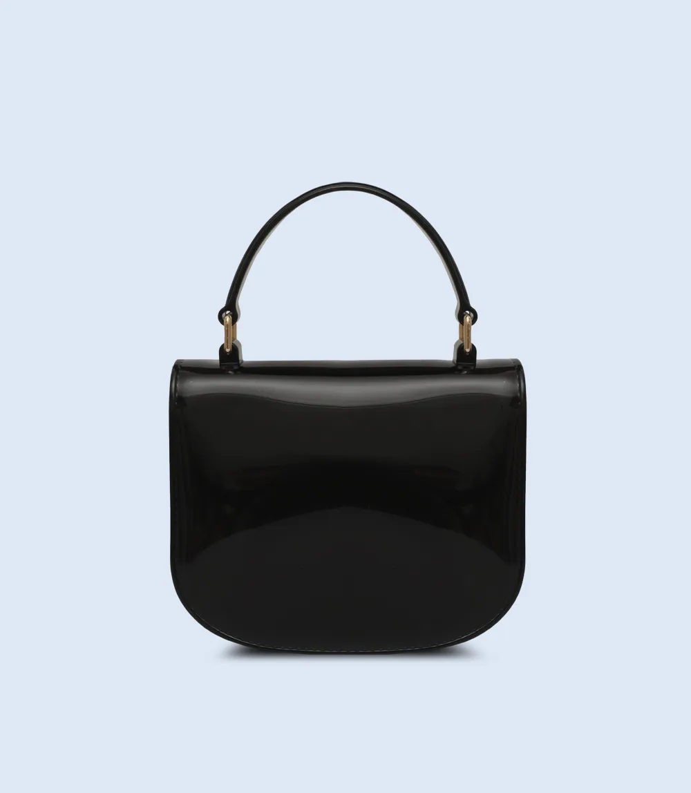WB2833-BLACK-Women Boxy Bag