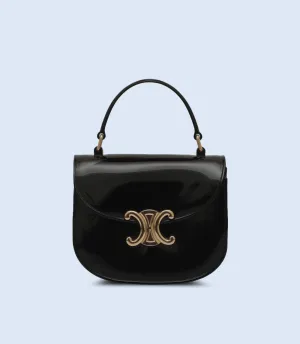 WB2833-BLACK-Women Boxy Bag