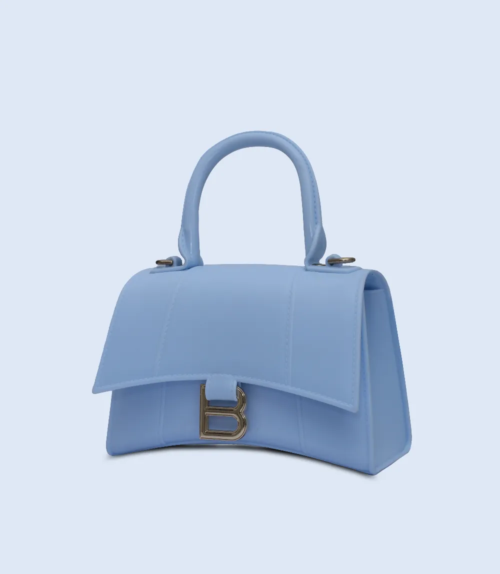 WB2834-BLUE-Women Boxy Bag