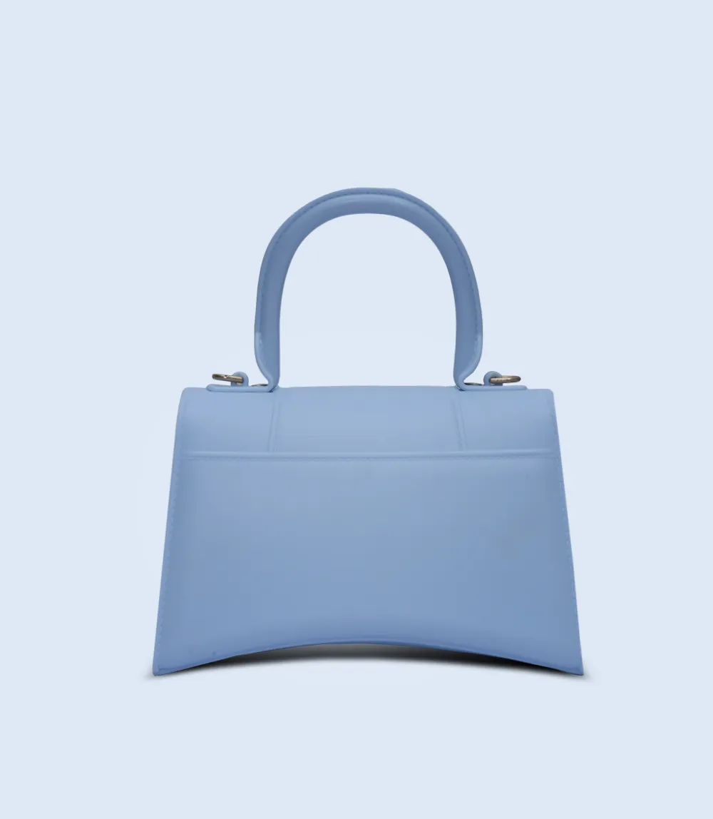 WB2834-BLUE-Women Boxy Bag