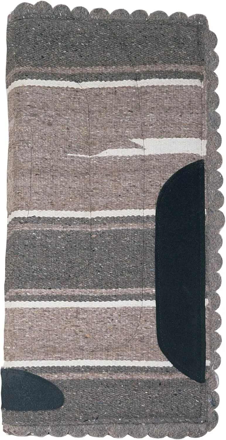 Weaver Leather Economy Scalloped Felt Lined Navajo Saddle Pad