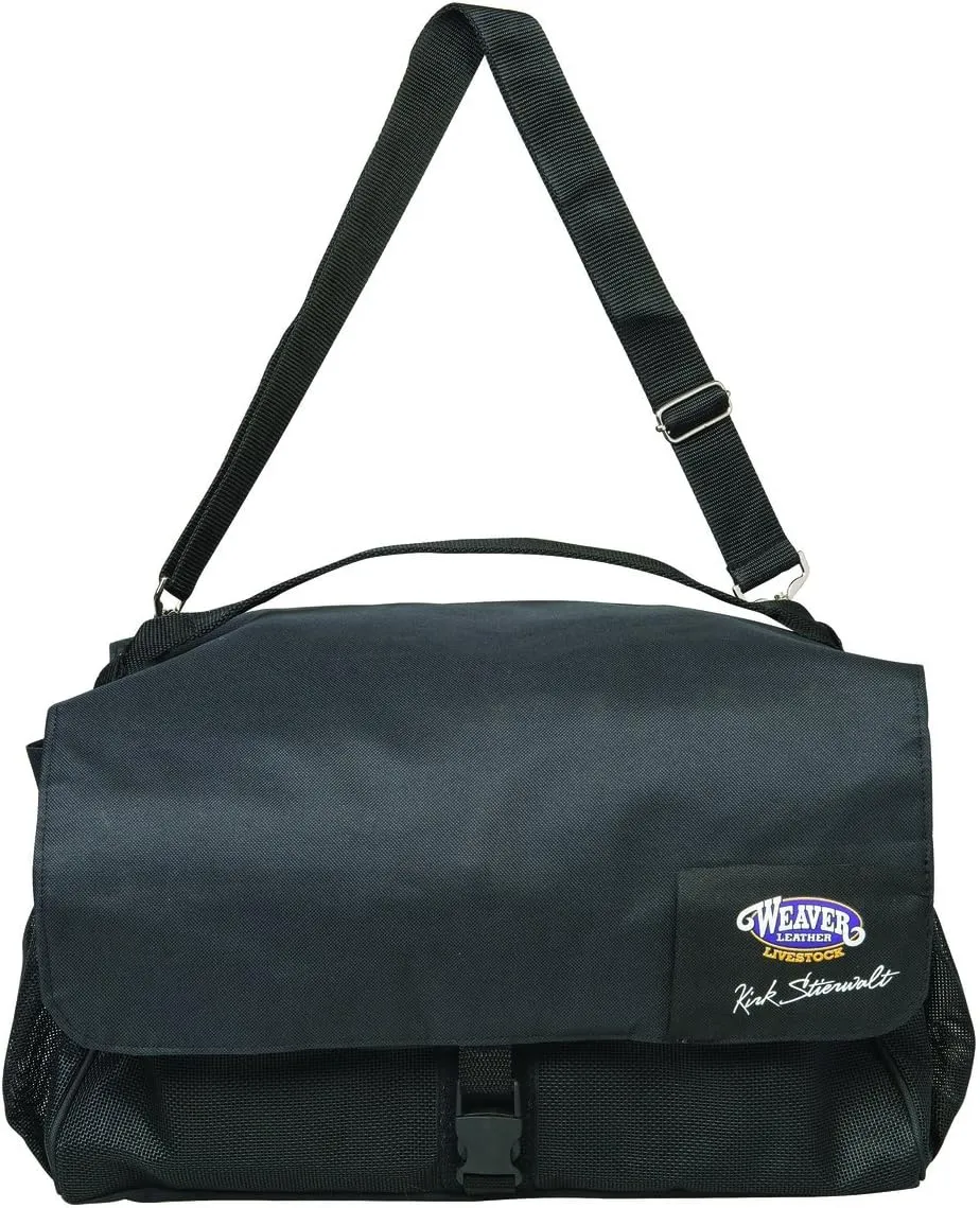 Weaver Leather Livestock Kirk Stierwalt Nylon Clipper Bag , Black, Medium