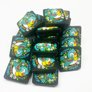 Welcome Spring Singing Bird Silicone Focal Beads
