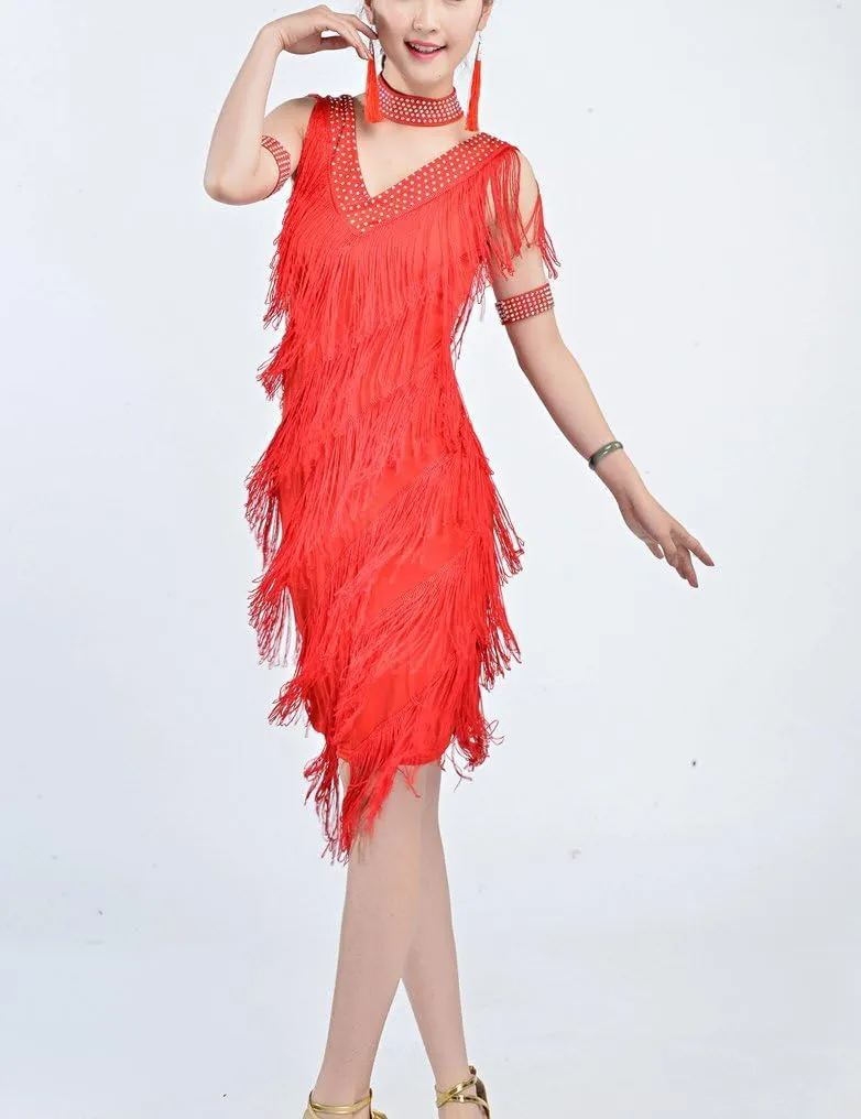 Whitewed 20's Great Gatsby Style Beaded Vintage Halloween Party Clothes Dresses
