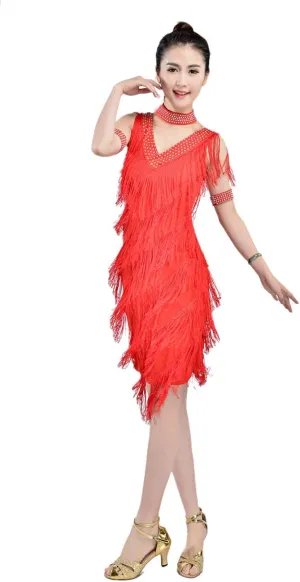 Whitewed 20's Great Gatsby Style Beaded Vintage Halloween Party Clothes Dresses