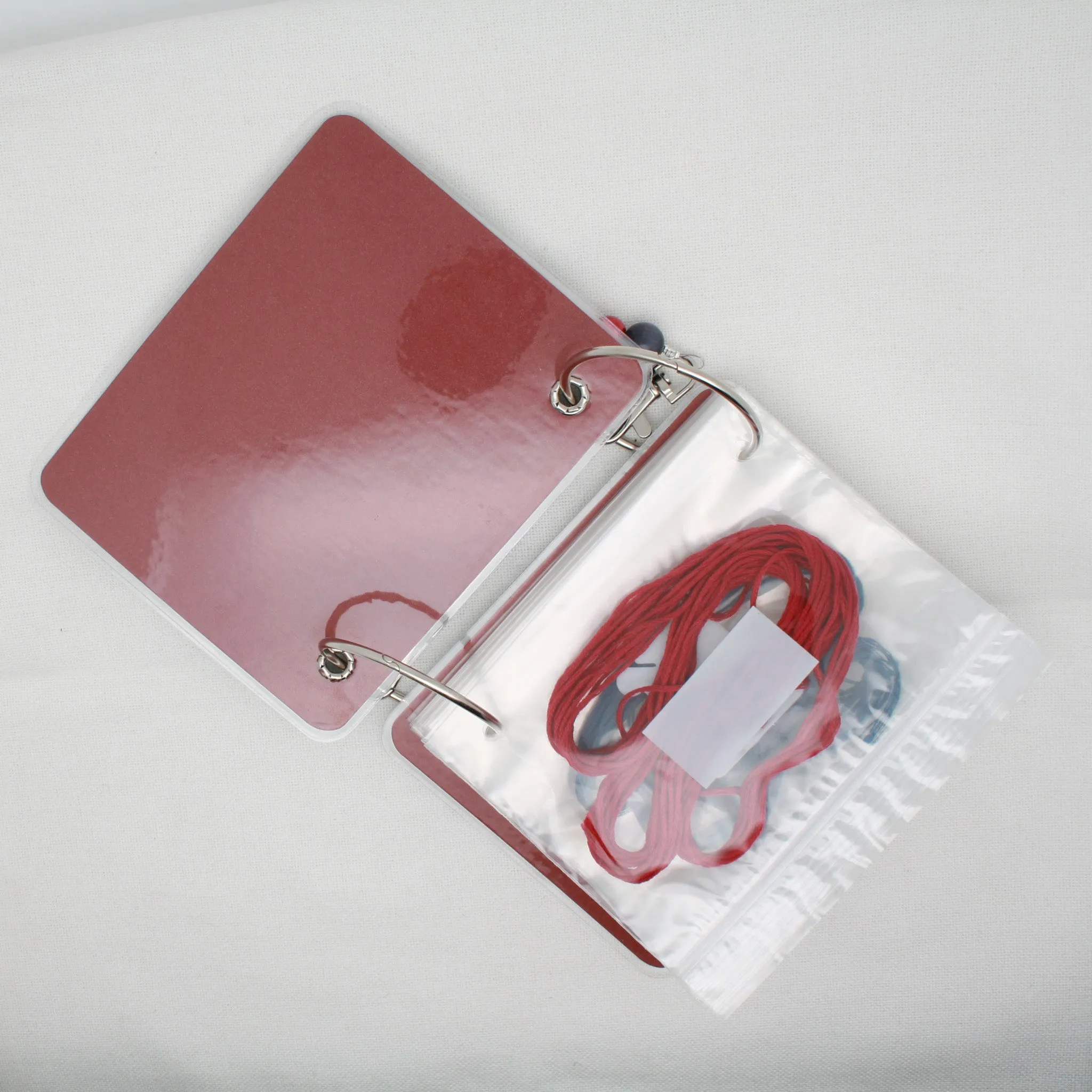 Winter Cardinal Floss Bag Book