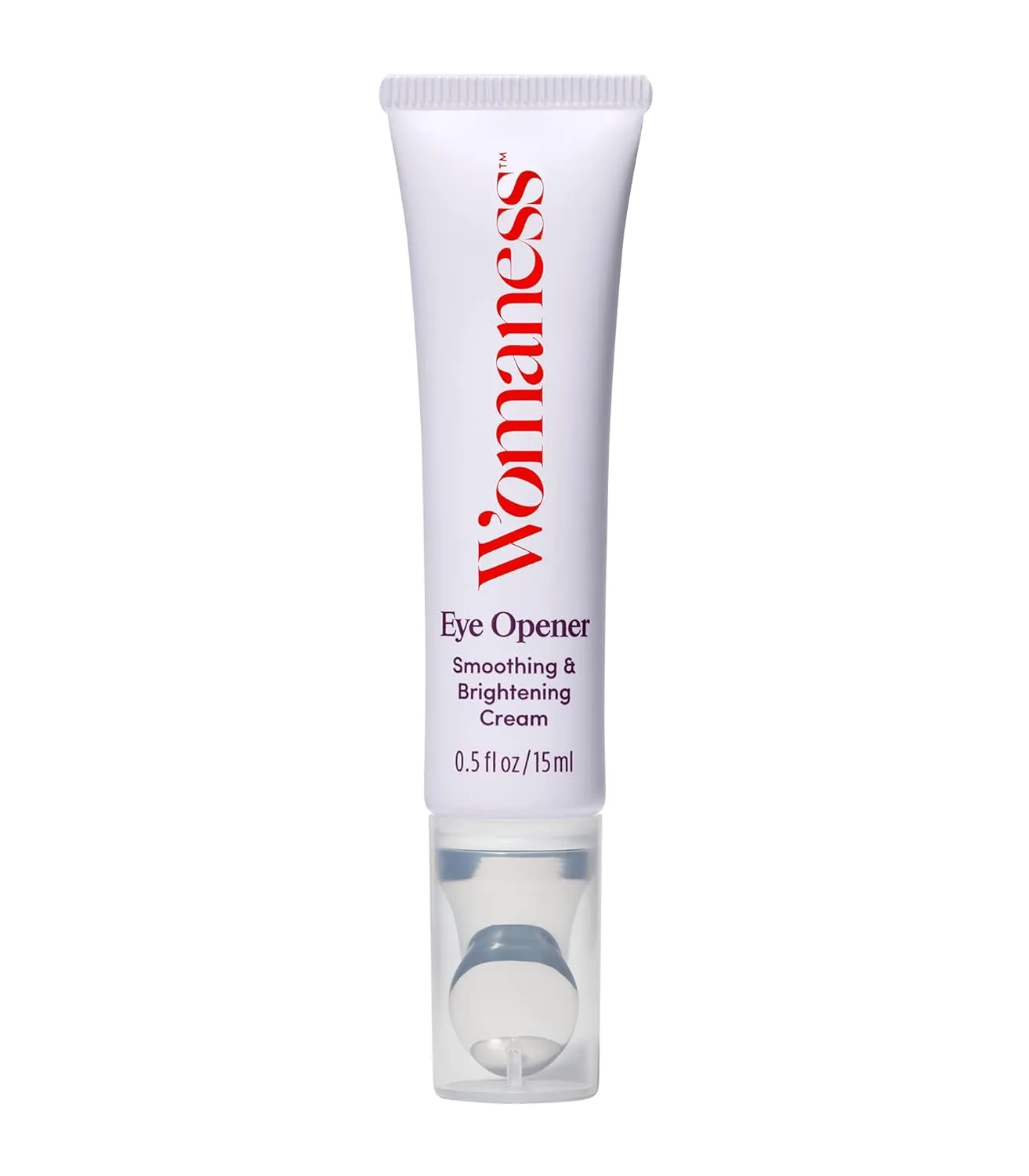 Womaness Eye Opener Anti Aging Eye Cream - Hyaluronic Acid & Bakuchiol Alternative Retinol Eye Cream for Dark Circles and Puffiness   Red Algae Extract to Firm & Revitalize Under Eye Bags (15ml)