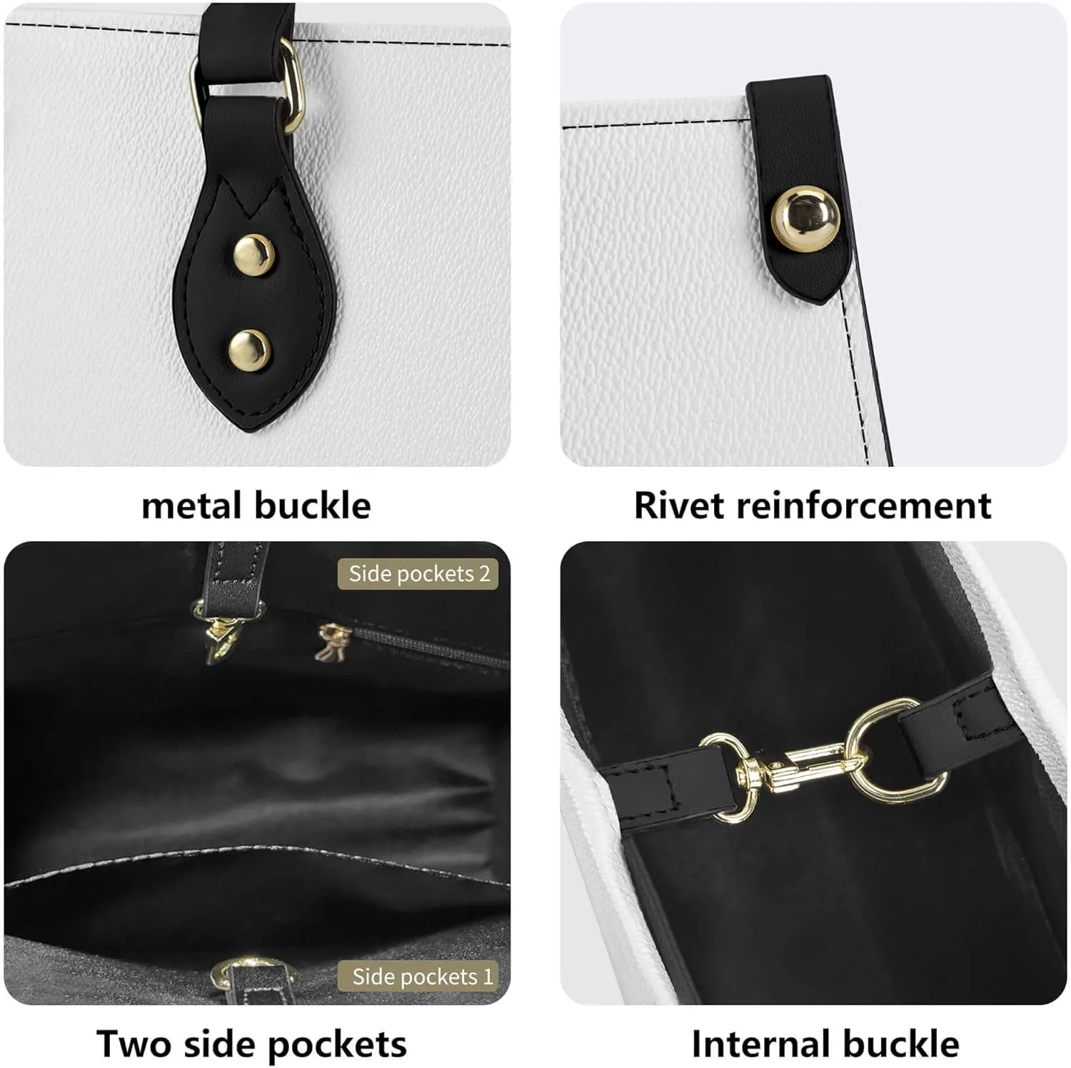 Women Fashion Handbags PU Leather Top Handle Satchel Shoulder Tote Bags for Ladies