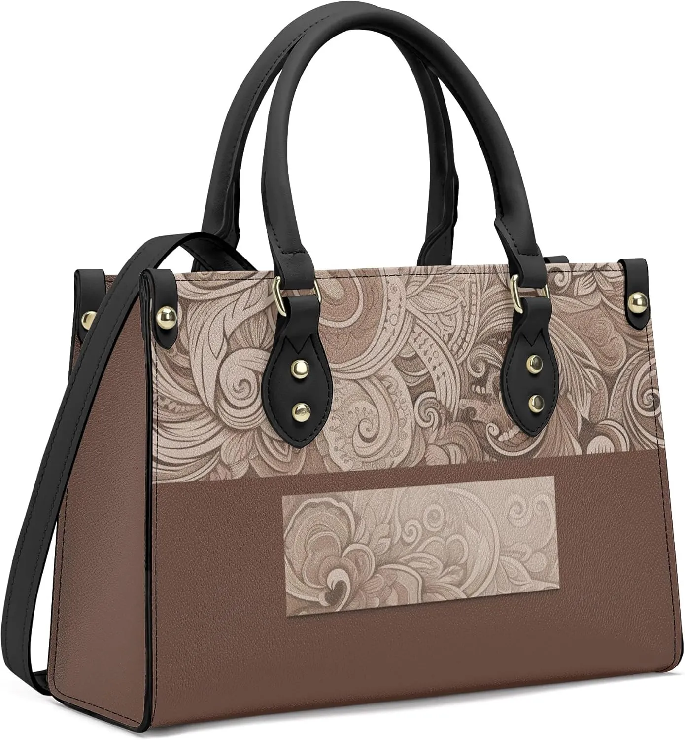 Women Fashion Handbags PU Leather Top Handle Satchel Shoulder Tote Bags for Ladies