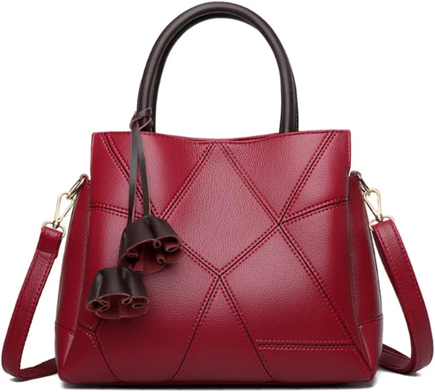 Women Petal-shaped Tassel Shoulder Crossbody Bags Fashion Top-handle Bag