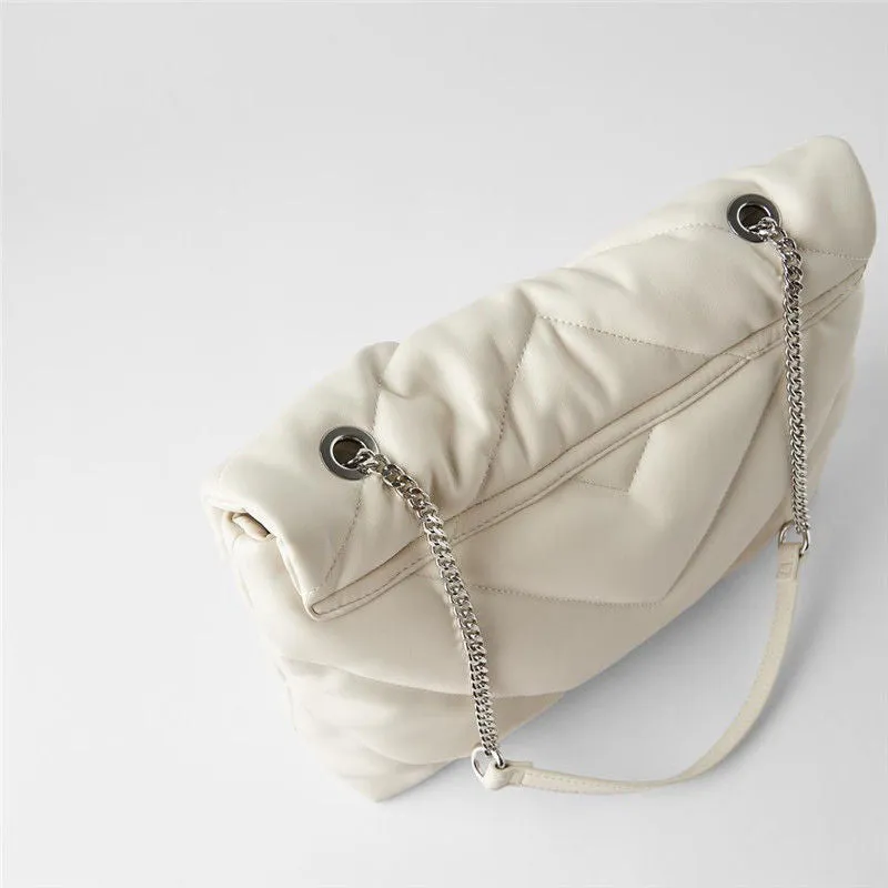 Women Shoulde White Messenger Bag
