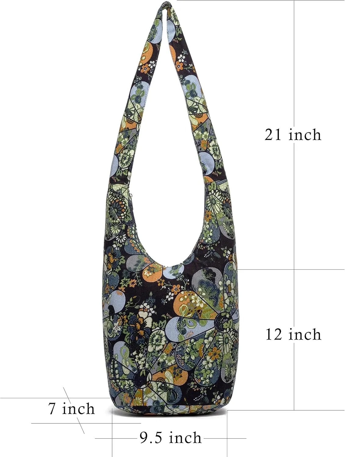 Women Shoulder Handbags Fashion canvas Hippie Crossbody Bags Bohemian Animal Prints Hobo Bags
