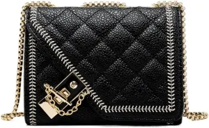 Women Small Quilted Crossbody Bags Stylish Designer Evening Bag Clutch Purses and Handbags,Chain Shoulder Strap bags