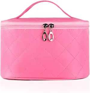 Women Travel Cosmetic Lattice Zipper Men Makeup Bags Organizer Beauty Toiletry Bag Wash Make Up Kits Case(black-JoJo's Bizarre Adventure1)