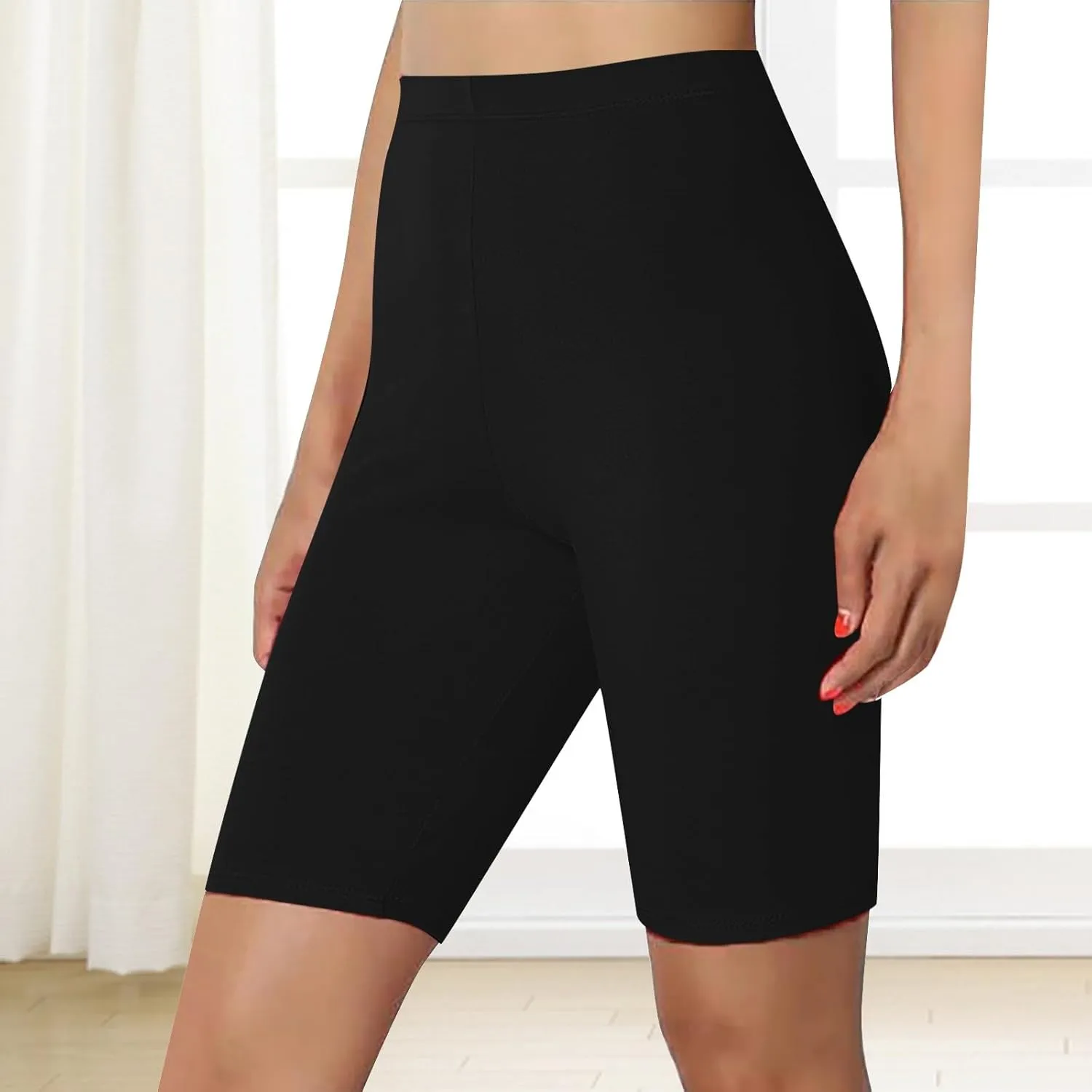 Women's Biker Shorts Women's Fitness Yoga Shorts High Waist Women's Dance Volleyball Hip High Waisted Tummy Control