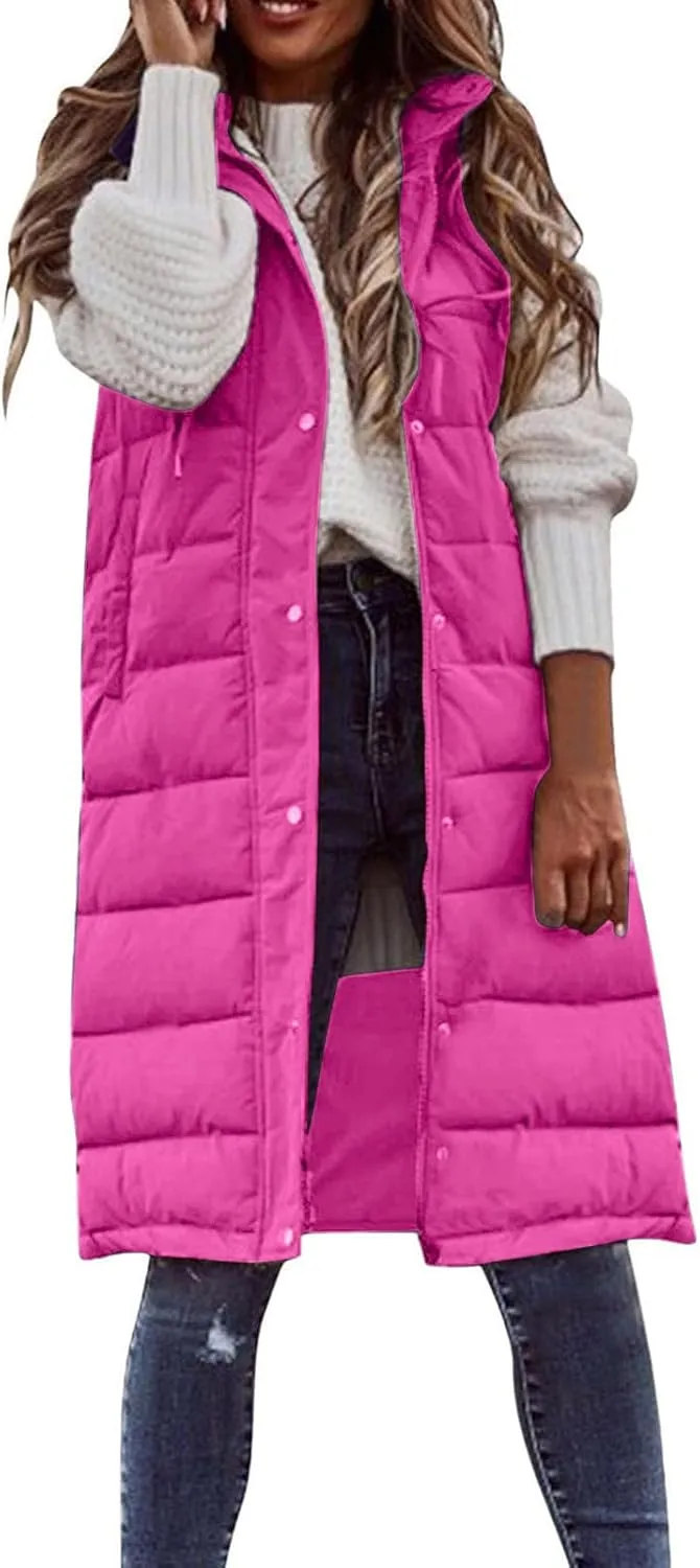 Women's Fleece Jackets Fashion Drawstring Hooded Sweatshirt Oversized Fall Winter Zipper Coats Warm Outwear for Women