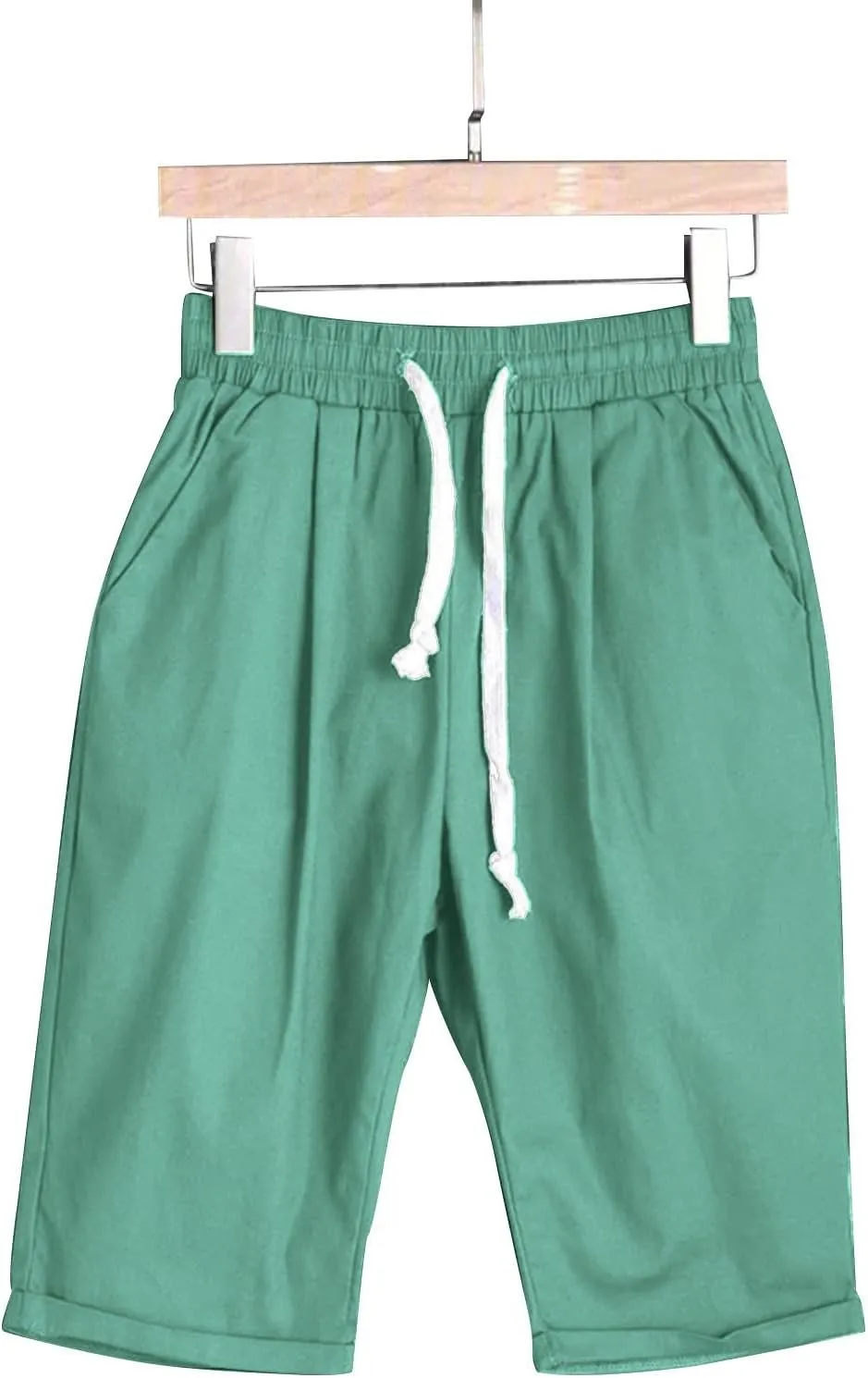 Womens Flowy Shorts Cotton Shorts Casual Summer Loose Athletic Drawstring Waist Lounge Running Shorts with Pockets