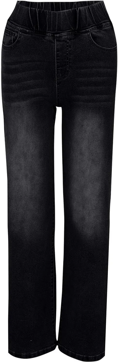 Womens Jeans Wide Leg high-Rise Straight Leg Casual Jeans Summer with Pocket Loose fit Tummy Control 2025 Denim Pant
