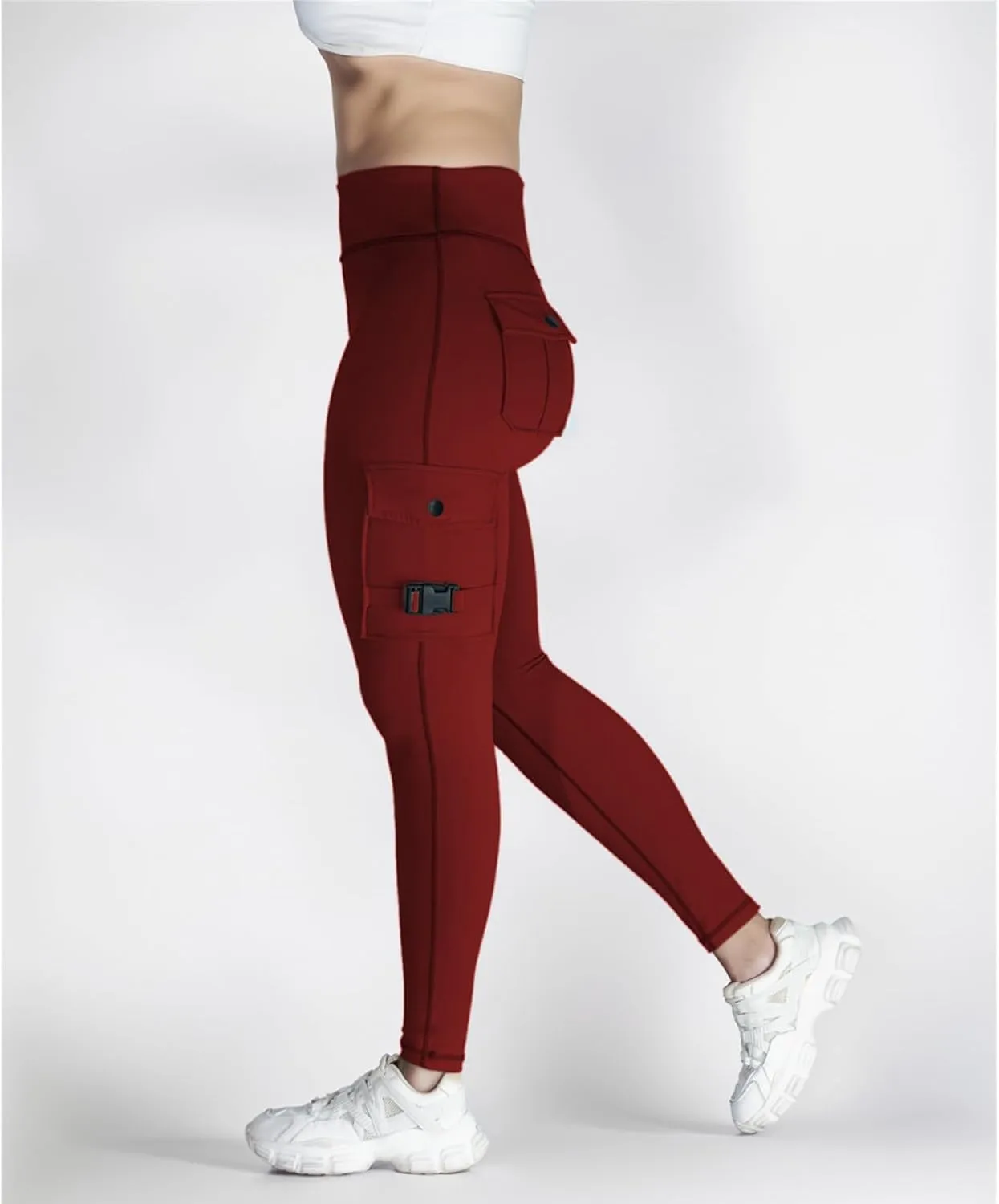 Womens Pants Yoga Workout Leggings with Flap High Waist Pant with Pocket 2025 Butt Lifting Running Pants 2025