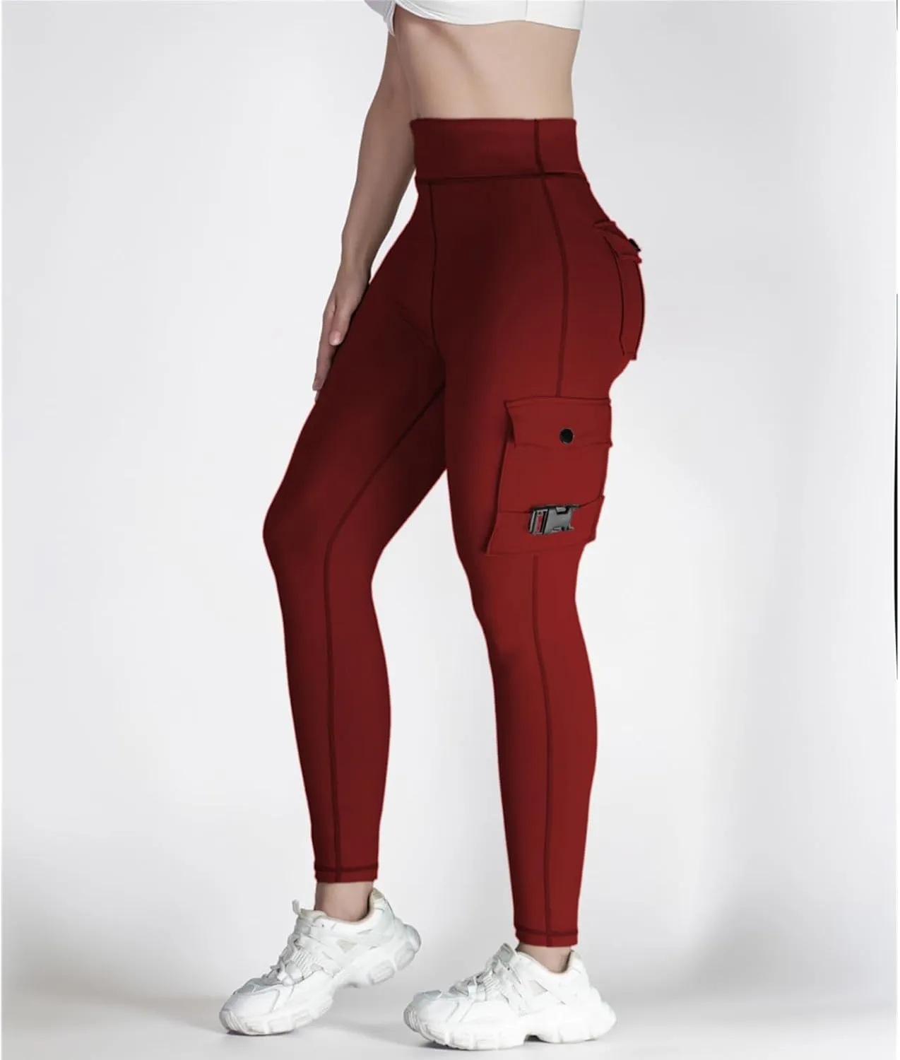 Womens Pants Yoga Workout Leggings with Flap High Waist Pant with Pocket 2025 Butt Lifting Running Pants 2025