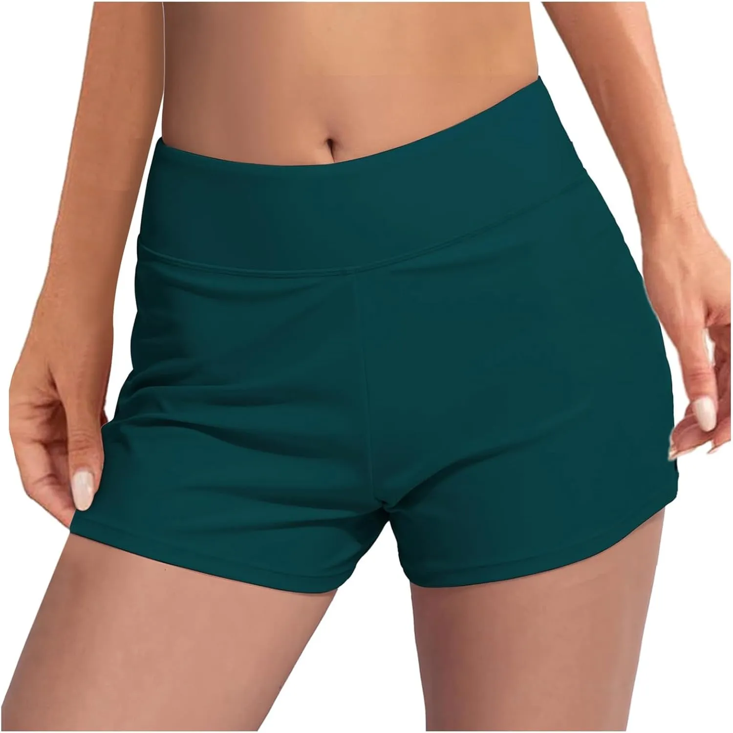 Womens Swim Shorts with Compression Swimming Shorts Summer Sports Swim Trunks Swimsuit Bottoms Womens Trunks Underwear