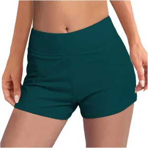 Womens Swim Shorts with Compression Swimming Shorts Summer Sports Swim Trunks Swimsuit Bottoms Womens Trunks Underwear