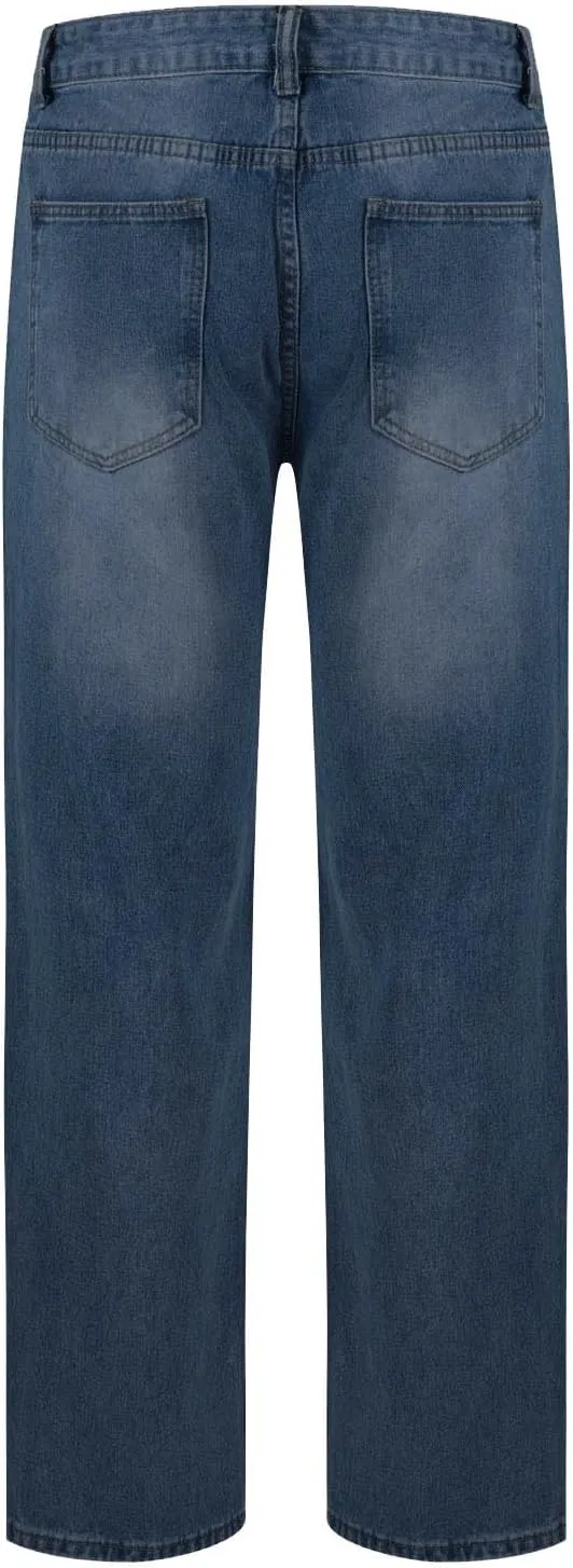 Y2k Baggy Jeans for Men Mexican Big and Tall Denim Jeans Pants Skater Wide Leg Carpenter Pants Streetwear Clothing