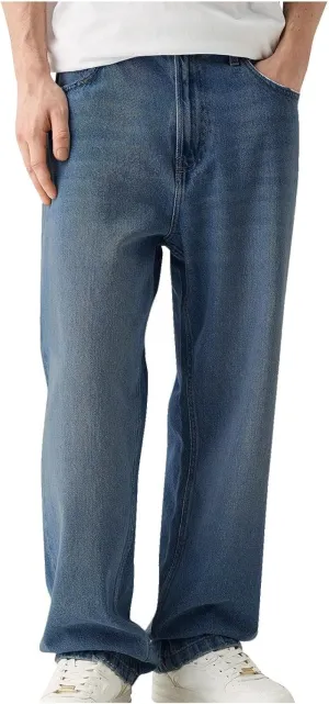 Y2k Baggy Jeans for Men Mexican Big and Tall Denim Jeans Pants Skater Wide Leg Carpenter Pants Streetwear Clothing