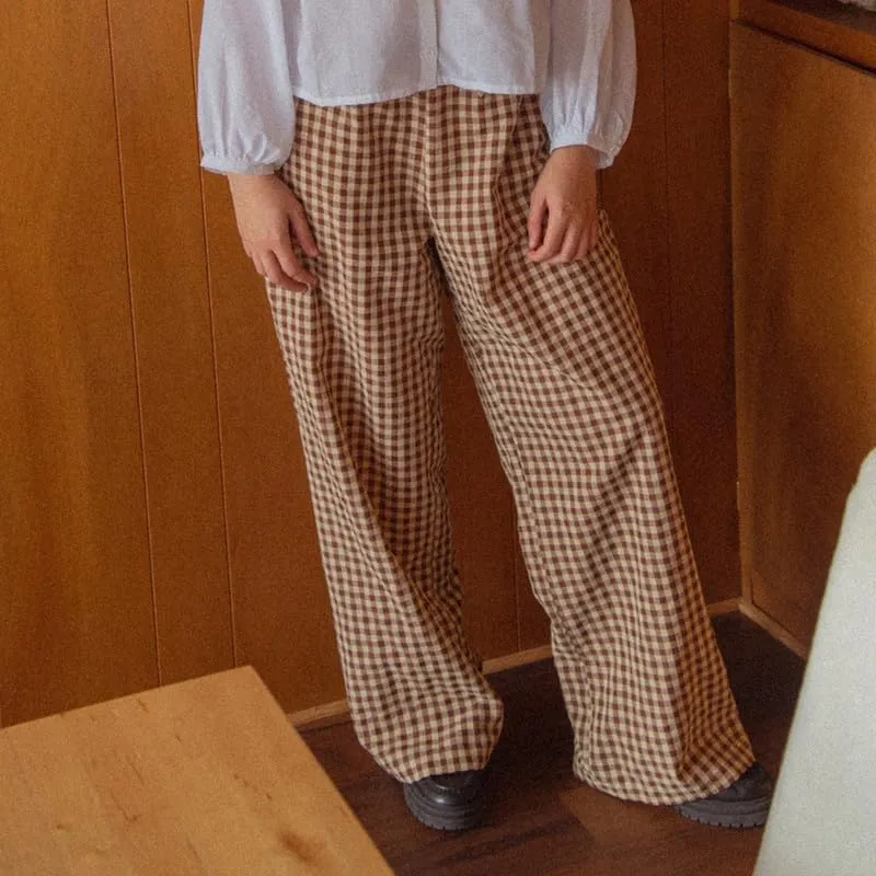 Y2k Striped Pants for Women Elastic Drawstring High Waist Wide Leg Pants Vintage Streetwear Lounge Trousers