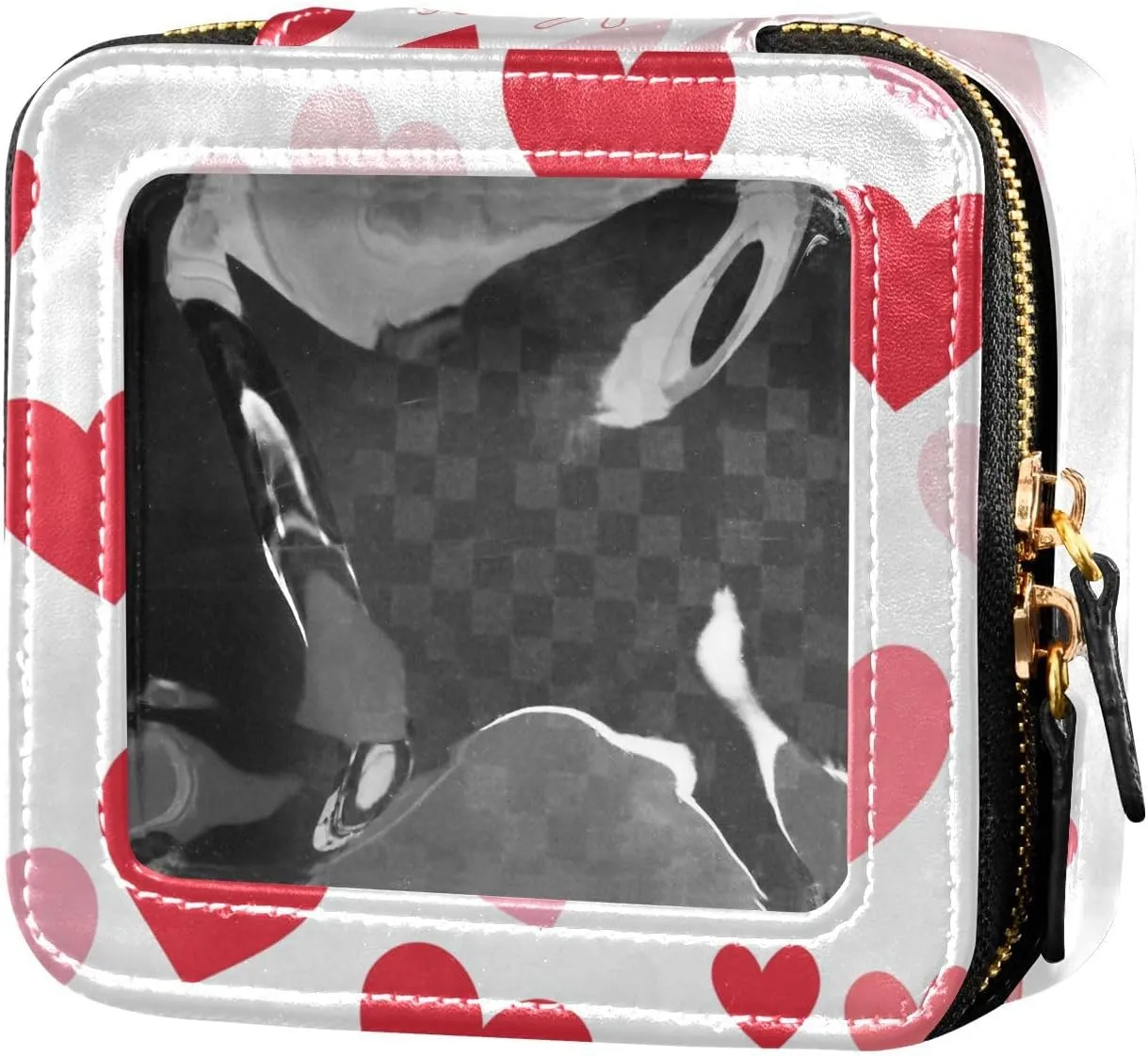 You Are Mine Clear Makeup Bag for Purse Toiletry Bags Cosmetic Bag for Traveling